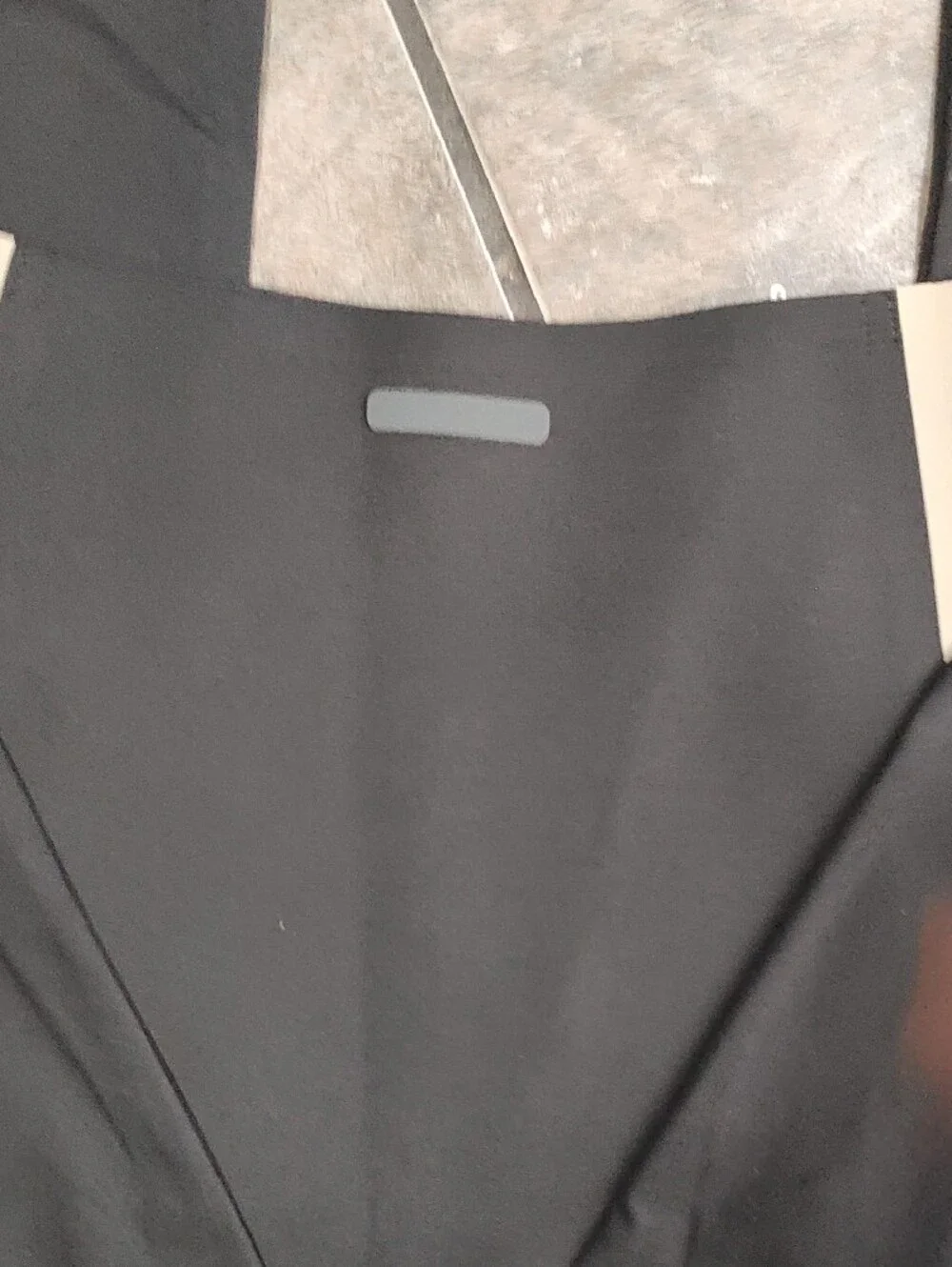 Fear of God Athletics Black Women Leggings And Top with Cream Labels